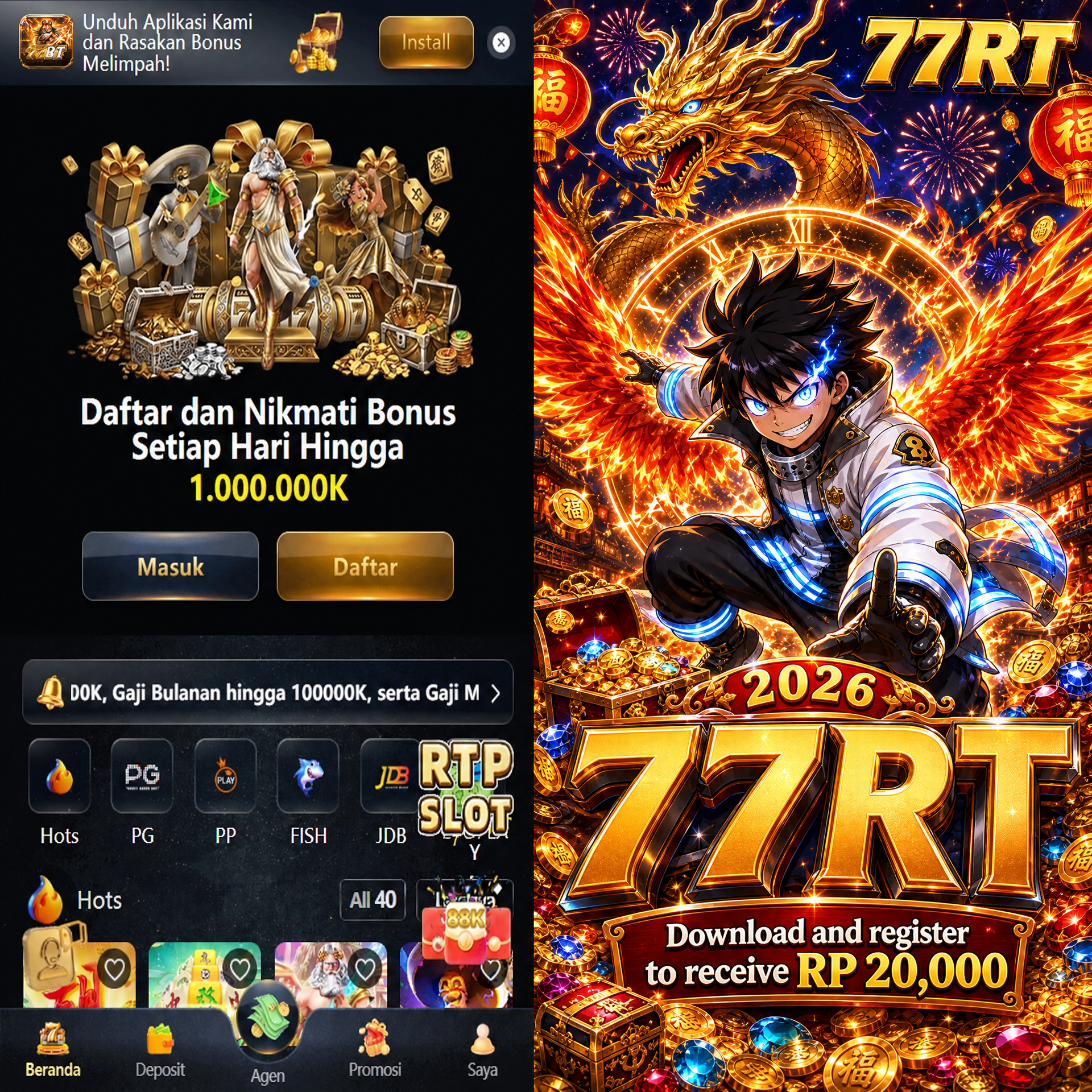 77RT - Platform Slot Online dengan Pengalaman Bermain Terbaik