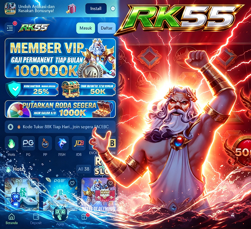 RK55 - Jelajahi Dunia Slot Online Penuh Kejutan dan Keseruan